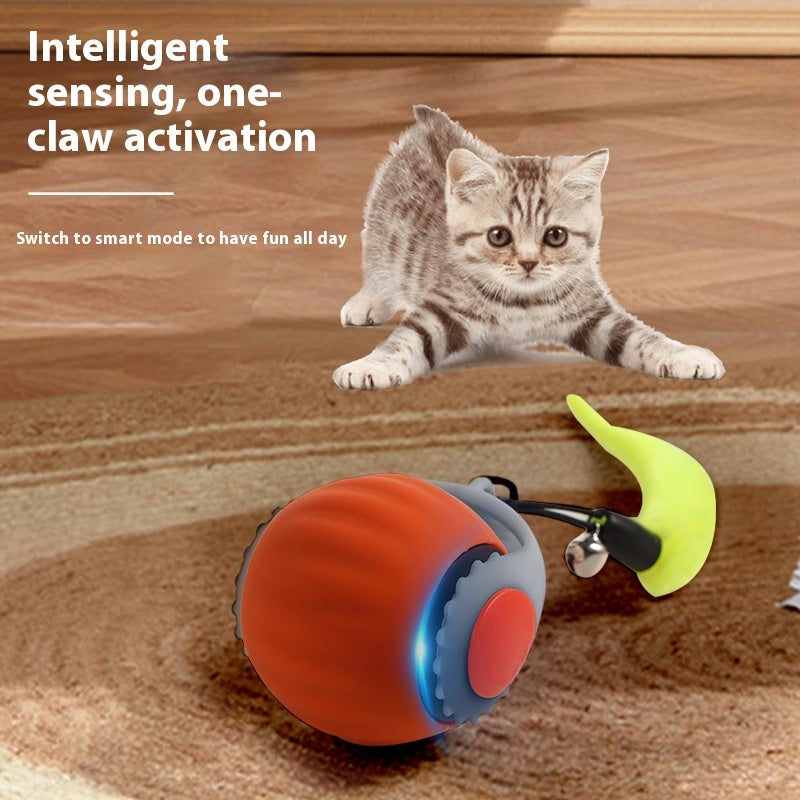 Interactive Automatic Cat Toy Ball – Smart Motion Sensor Fun!