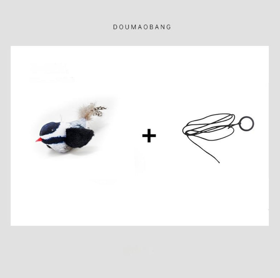 Cute Bird Cat Teaser Toy – Interactive Fun for Your Feline!