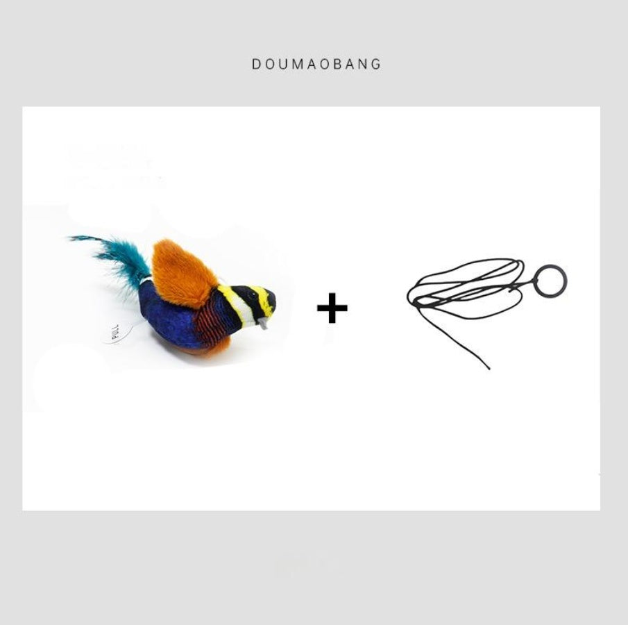 Cute Bird Cat Teaser Toy – Interactive Fun for Your Feline!