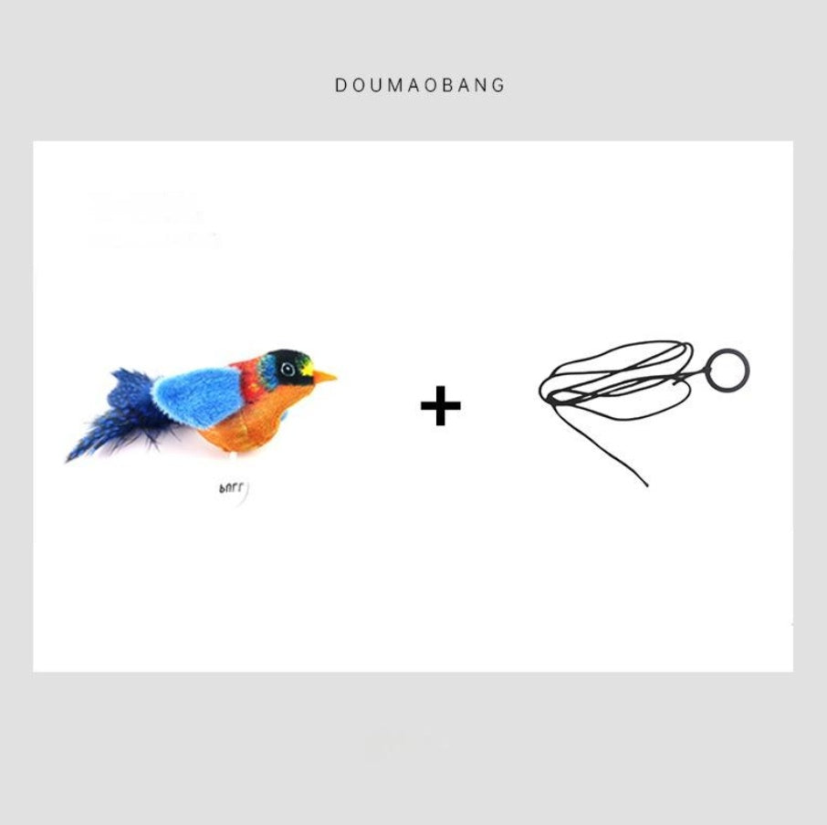 Cute Bird Cat Teaser Toy – Interactive Fun for Your Feline!