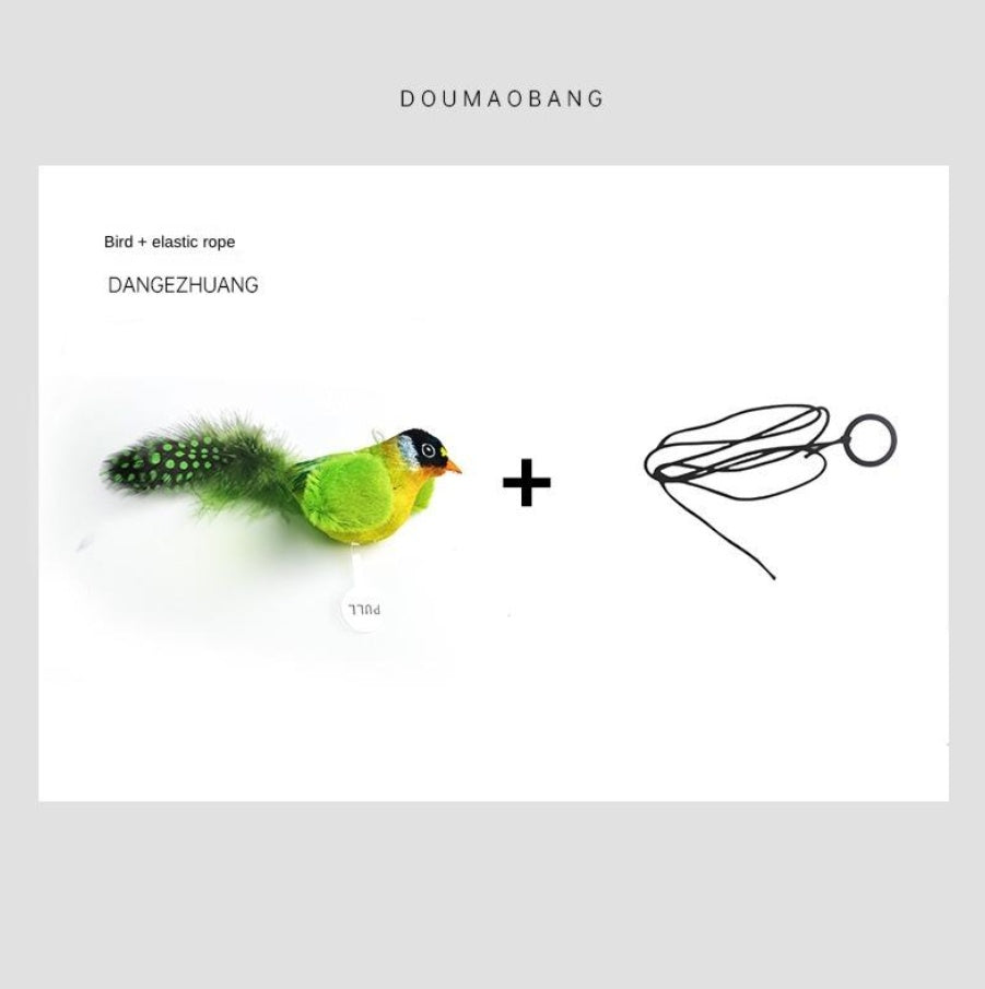 Cute Bird Cat Teaser Toy – Interactive Fun for Your Feline!