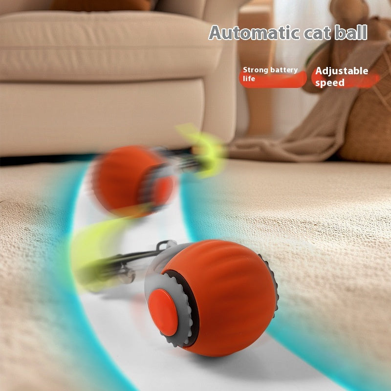 Interactive Automatic Cat Toy Ball – Smart Motion Sensor Fun!