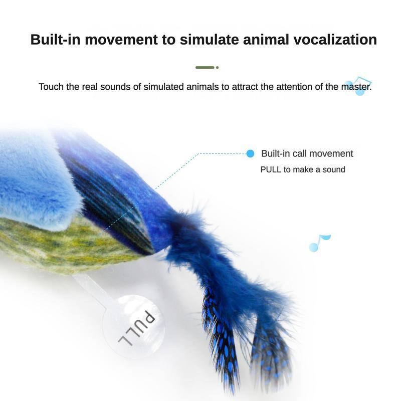 Cute Bird Cat Teaser Toy – Interactive Fun for Your Feline!