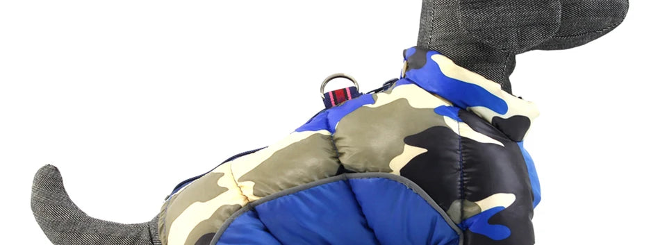 Winter Dog Clothes, Warm Reflective Jacket for Small Dogs