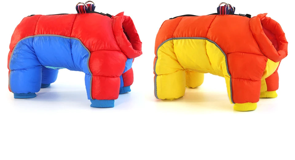 Winter Dog Clothes, Warm Reflective Jacket for Small Dogs