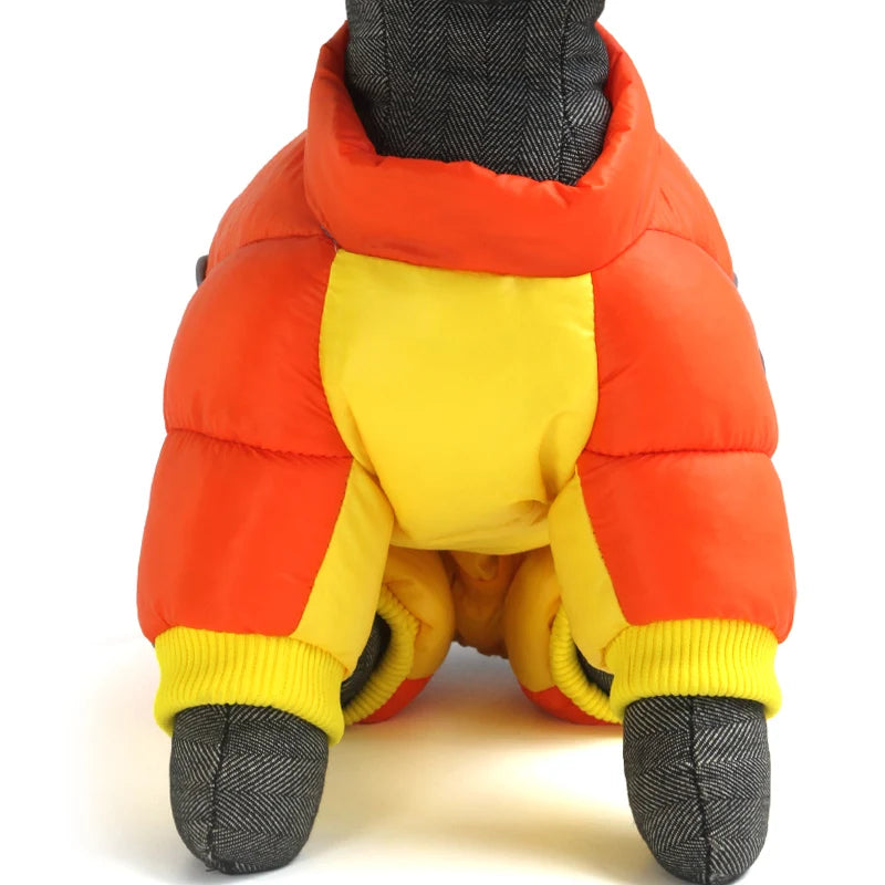 Winter Dog Clothes, Warm Reflective Jacket for Small Dogs