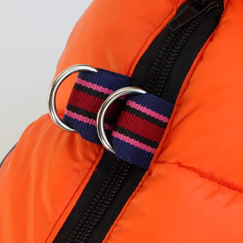 Winter Dog Clothes, Warm Reflective Jacket for Small Dogs