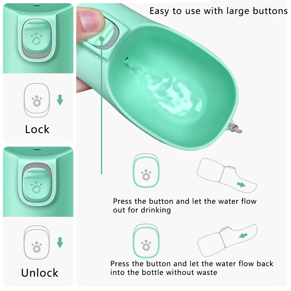 Portable Drinking Cup for Pets – Keep Your Furry Friend Hydrated On-the-Go!