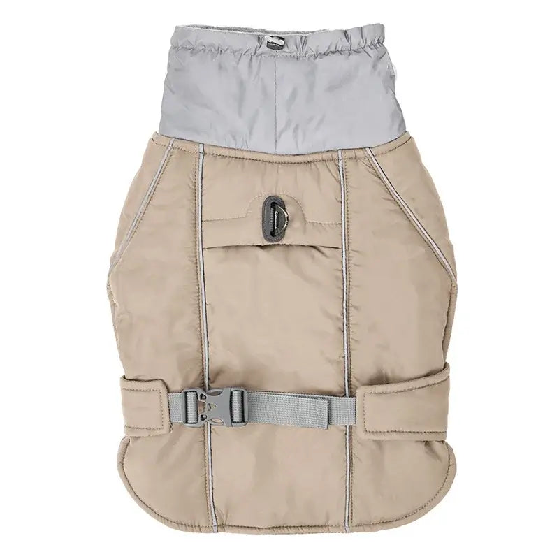Luxury Winter Dog Jacket, Waterproof Soft Padded Coat with Reflective Safety
