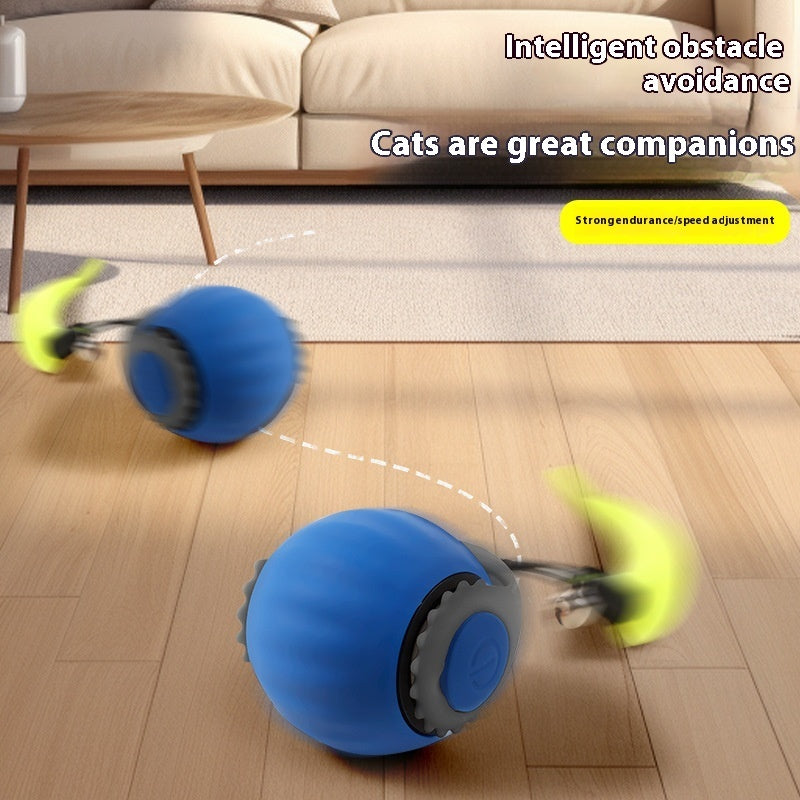 Interactive Automatic Cat Toy Ball – Smart Motion Sensor Fun!