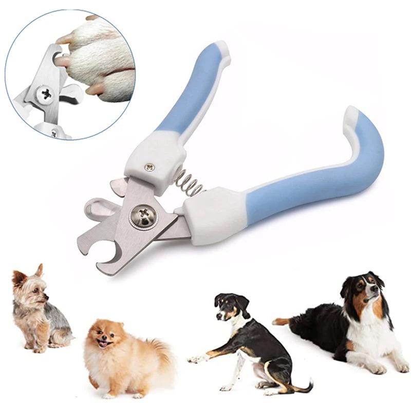 Pet Nail Clipper, Stainless Steel Dog & Cat Trimmer