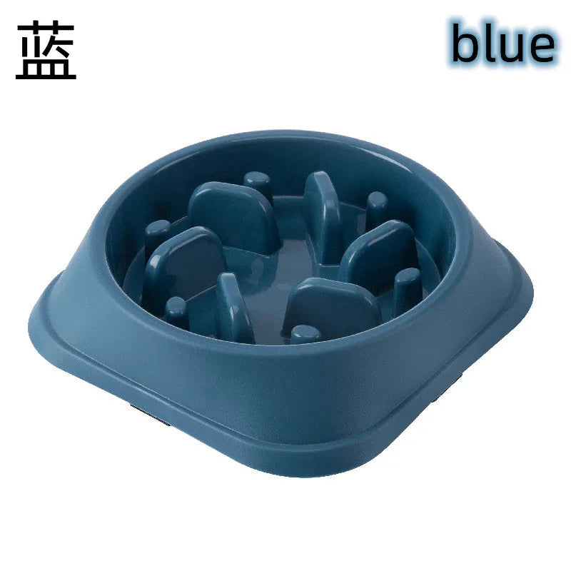 Feed Bowl for Cats & Dogs, Anti-Choking, Non-Slip, Multiple Colors & Shapes