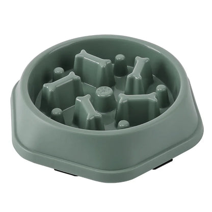 Feed Bowl for Cats & Dogs, Anti-Choking, Non-Slip, Multiple Colors & Shapes