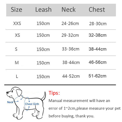 Adjustable Dog Harness Set