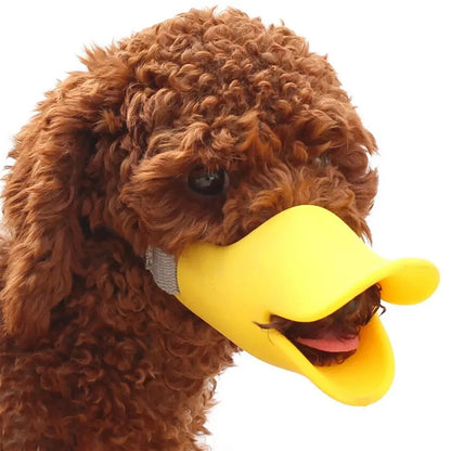 Silicone Duck Dog Muzzle, Anti-Bite & Barking Mask for Small and Large Dogs