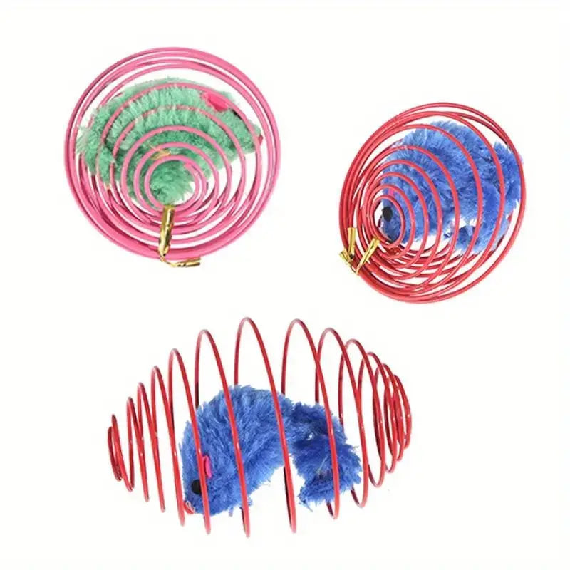 Stretchable Cat Toy Balls, Interactive Rolling Toys for Kittens