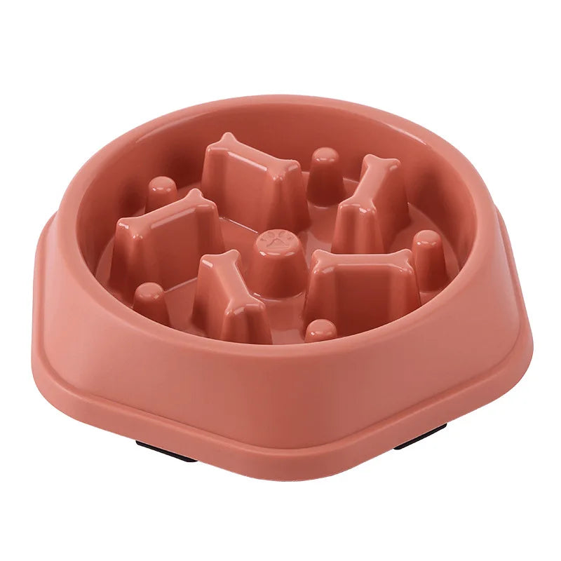 Feed Bowl for Cats & Dogs, Anti-Choking, Non-Slip, Multiple Colors & Shapes