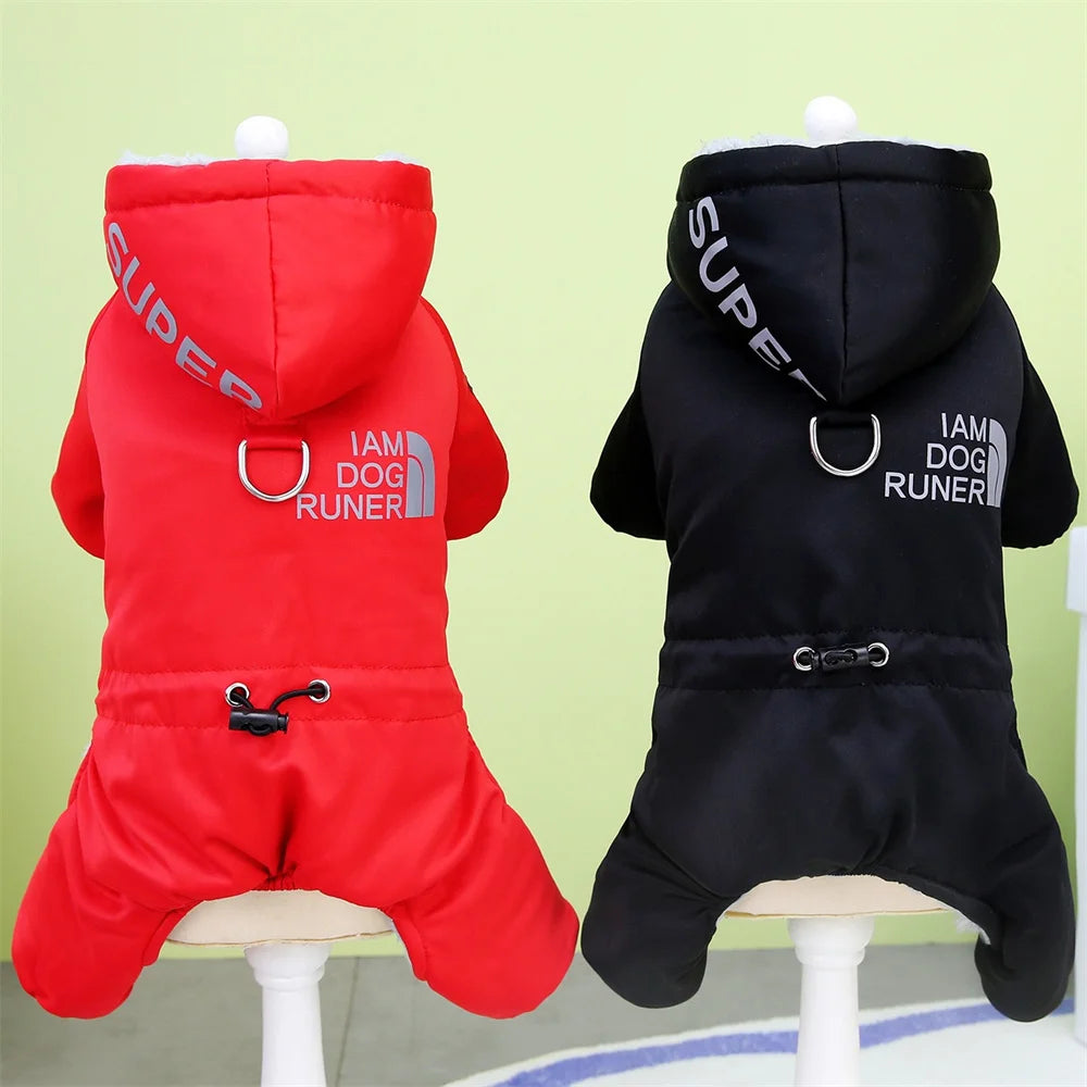 Winter Dog Jumpsuit, Waterproof Warm Coat for Small Dogs & Chihuahuas