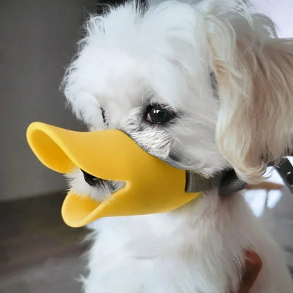 Silicone Duck Dog Muzzle, Anti-Bite & Barking Mask for Small and Large Dogs